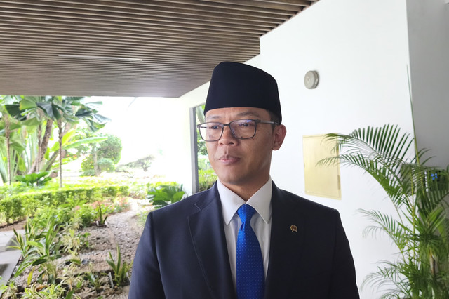 Menlu Sugiono di Kantor Kemlu, Jakpus, Selasa (5/8/2025). Foto: Thomas Bosco/kumparan