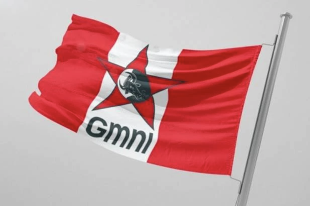 Bendera Gerakan Mahasiswa Nasional Indonesia (GMNI). Dok. Pribadi