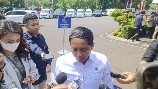 Menteri Kehutanan Raja Juli di Kompleks Istana Kepresidenan, Jakarta Pusat, Rabu (6/8/2025).  Foto: Zamachsyari/kumparan