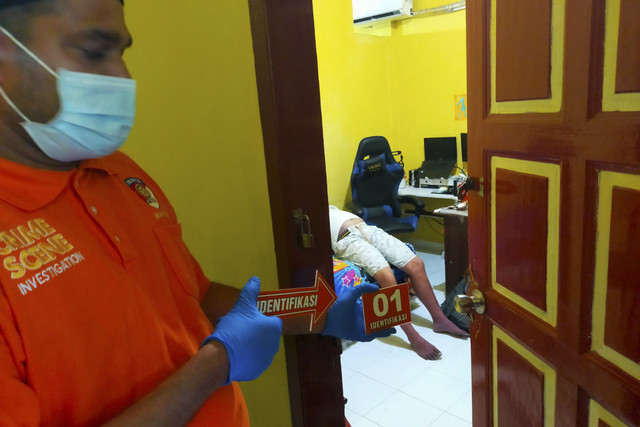 Pelajar SMP di Kabupaten Simalungun, Sumut, ditemukan tewas dengan kepala terbungkus plastik dan tangan seolah-olah terikat. Foto: Dok. Polres Simalungun