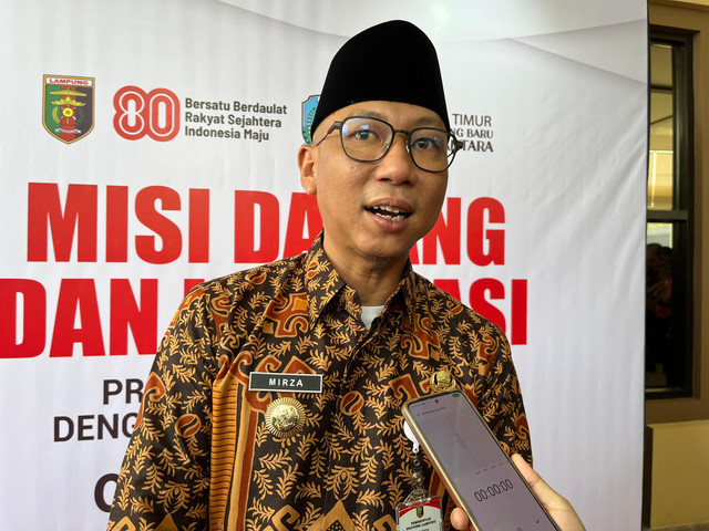 Gubernur Lampung, Rahmat Mirzani Djausal | Foto : Eka Febriani / Lampung Geh