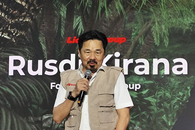Founder Lion Group Rusdi Kirana dalam Peresmian Lion Hub Halim di Jakarta Timur, Jumat (8/8/2025). Foto: Widya Islamiati/kumparan