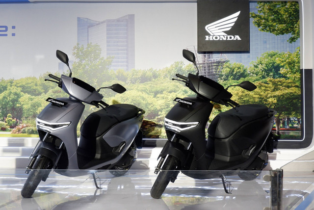 Wujud motor listrik Honda CUV e: yang resmi meluncur di Indonesia. Foto: Sena Pratama/kumparan