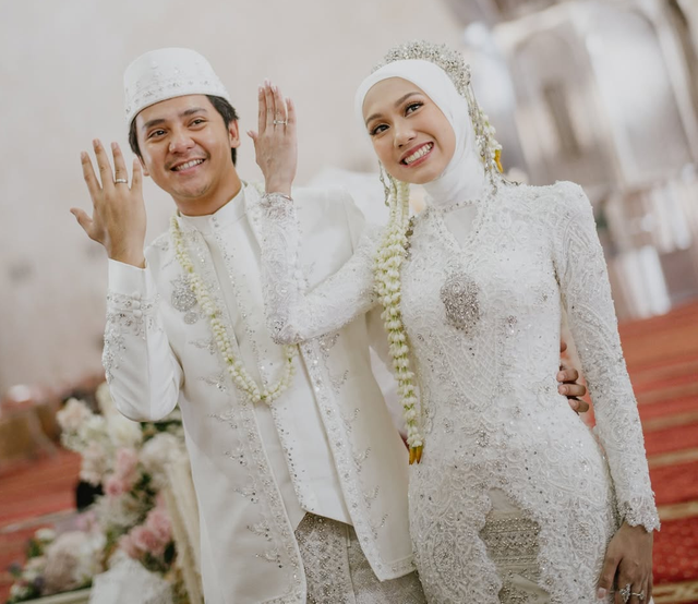 Pernikahan Arbani Yasiz dan Raissa Ramadhani. Foto: Instagram/arbaniyasiz