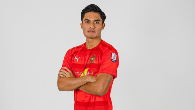 Ramadhan Sananta berseragam DPMM FC. Foto: Instagram @officialdpmmfc