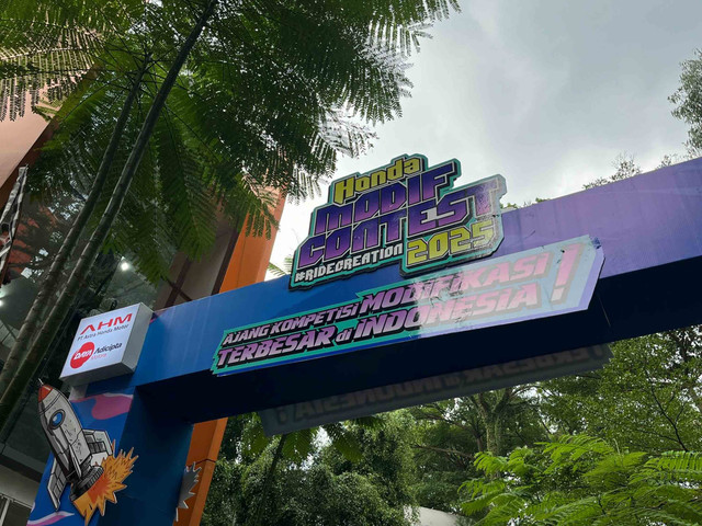 Honda Modif Contest 2025 seri regional Bandung, Sabtu (9/8/2025). Foto: Syahrul Ghiffari/kumparan