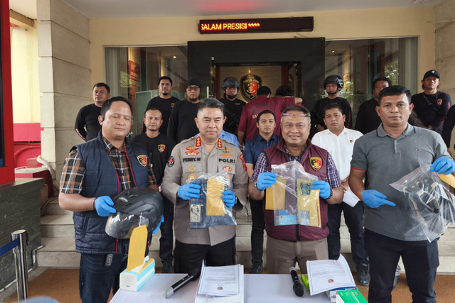 Polda Sumut merilis kasus ganjal ATM yang merugikan eks Kakanwil Kemenkumham Sulsel Rp 706 Juta. Foto: Polda Sumut