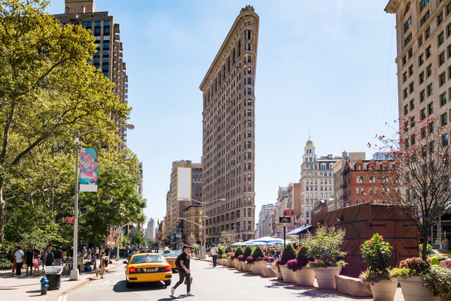 Gedung Flatiron di New York, Amerika Serikat. Foto: Shutterstock