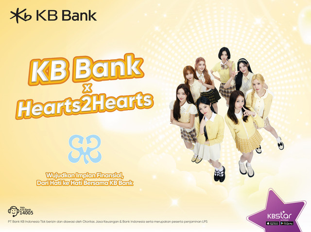 KB Bank hadirkan Hearts2Hearts sebagai brand ambassador terbaru. Foto: Dok. KB Bank
