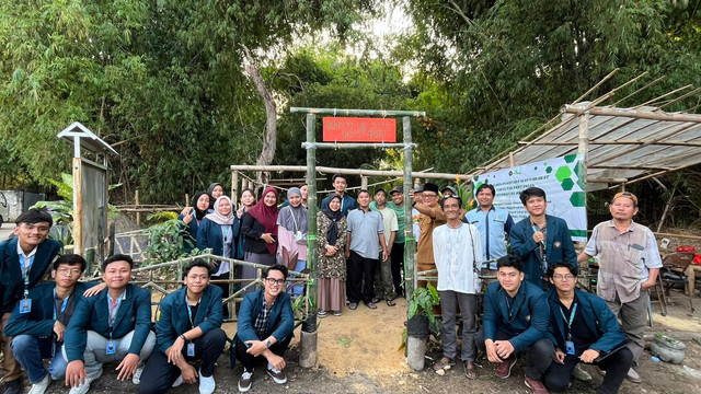 Peresmian Taman TOGA Padmawijaya (dok. Pribadi/KKN FP UB)