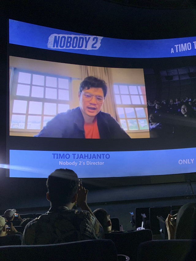 Timo Tjahjanto dalam konferensi pers film Nobody 2 di Thamrin, Jakarta Pusat, Senin (11/8/2025) malam. Foto: Vincentius Mario/kumparan