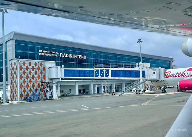 Bandar Udara Raden Inten II Lampung. | Foto: Lampung Geh