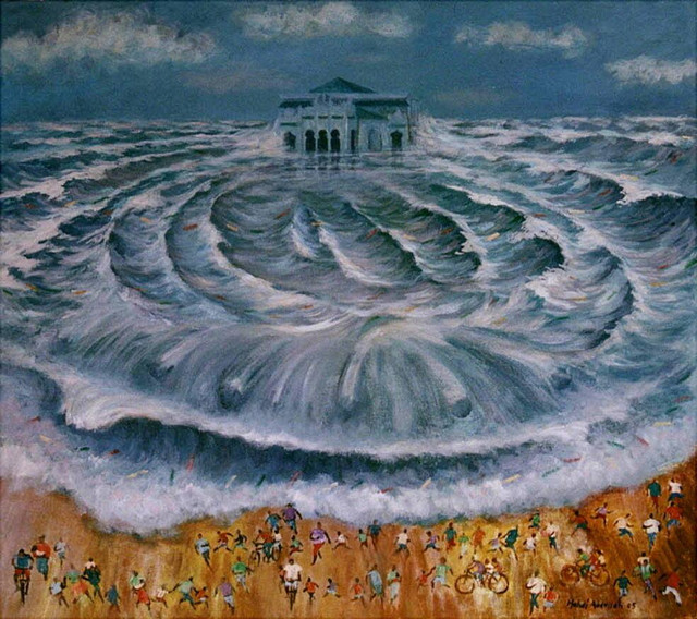 Mahdi Abdullah, "261204" (Akrelik di atas kanvas, 70 × 80 cm, dibuat April 2005)