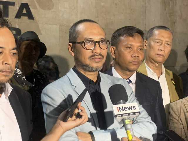 Mantan Ketua KPK usai menjalani pemeriksaan di Polda Metro Jaya, Rabu (13/8/2025). Foto: Rayyan Farhansyah/kumparan