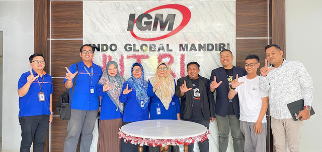 TDA Palembang bersama Pimpinan Universitas Indo Global Mandiri (UIGM). foto/dok