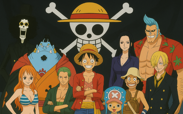 Kelompok bajak laut Topi Jerami (Mugiwara no Ichimi) -  One Piece | Foto: buatan pribadi