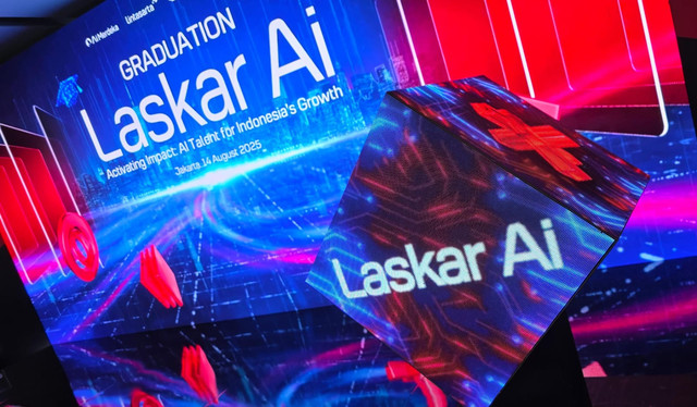 Graduation Laskar AI by Lintasarta berlangsung di Jakarta, Kamis, 14 Agustus 2025. Foto: Aditya Panji/kumparan