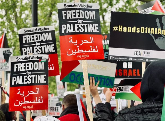 Demonstrasi dukung kemerdekaan Palestina (Foto: Merch HÜSEY, under the Unsplash License)