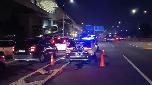 Tol Jagorawi KM 15 arah Cibubur mengalami kemacetan, Kamis (14/8/2025). Foto: Dok. PJR Jagorawi