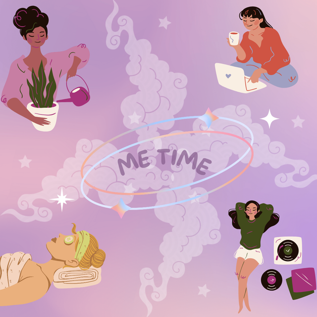 Ilustrasi Kegiatan Me Time, Design: Yuandika Nur Aprian