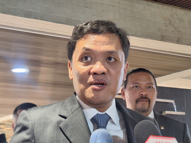 Ketua Komisi III DPR RI sekaligus Wakil Ketua Umum Partai Gerindra Habiburokhman di Gedung DPR Ri, Senayan, Jakarta Pusat pada Jumat (15/8). Foto: Argya Maheswara/kumparan