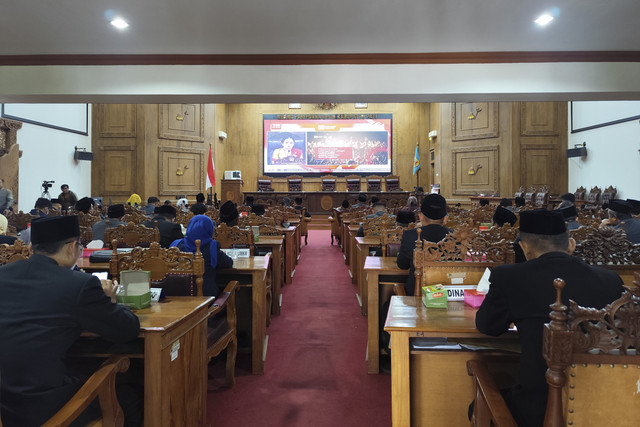 Suasana di gedung DPRD Pati. Foto: Intan Alliva Khansa/kumparan