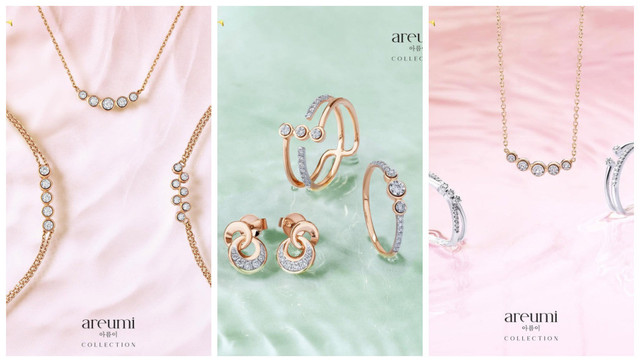 Koleksi Aerumi dari The Palace Jeweler, perhiasan minimalis ala Korea. Foto: The Palace Jeweler