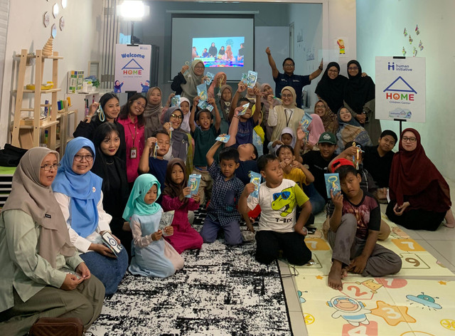 Kunjungan ke Human Initiative bersama adik-adik HOME, Kamis (12/08). Foto: Sarah Tri Wulandari/kumparan