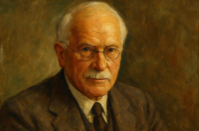 Carl Gustav Jung, the brilliant psychologist with profound intuition. Sumber: ChatGPT.
