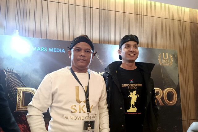 Kreator dari film AI, Diponegoro Hero: 200 Tahun Perang Jawa. Foto: Dok. Istimewa