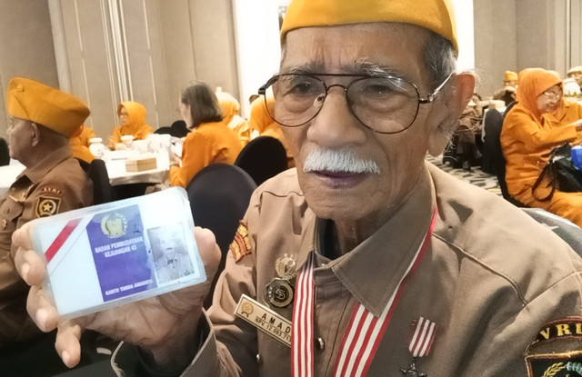 Veteran perang tahun 1945, Kakek Amad. Foto: Masruroh/Basra