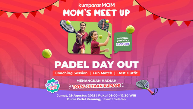 Mom's Meet Up - Padel Day Out Foto: kumparan