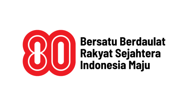 logo 80 tahun Hut RI (sumber : Web kementerian Sekretariat Negara)