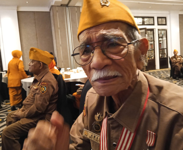 Veteran perang kemerdekaan RI, kakek Amad. Foto: Masruroh/Basra