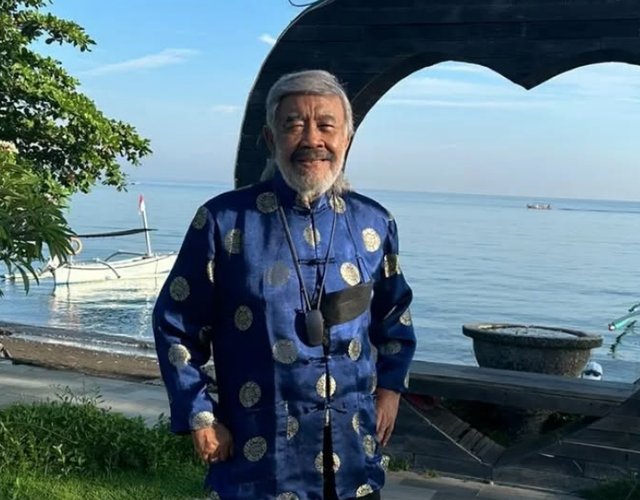 IGK Manila di Singaraja, Bali, pada Mei 2023. IGK Manila dikenal sebagai salah satu pendiri olah raga wushu Indonesia. Foto: Instagram/@igk_manila