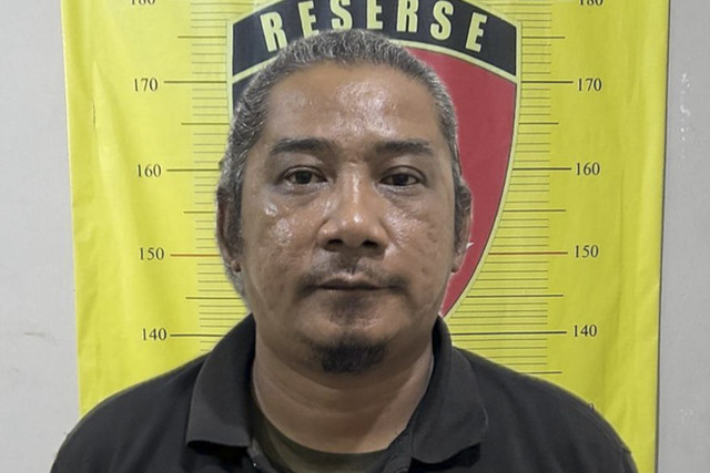 Tampang ojek pangkalan yang mengintimidasi ojek online di Tangerang Selatan. Foto: Dok. Istimewa