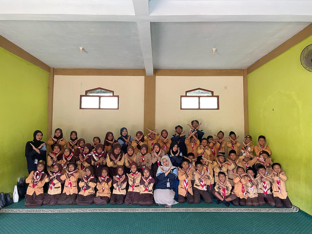 Kegiatan sosialisasi anti bullying oleh KKN Posko 70 UIN Walisongo