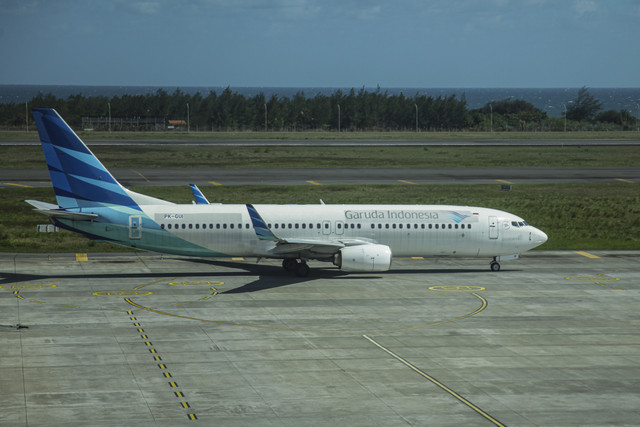 Ilustrasi Pesawat Garuda Indonesia. Foto: Darryl Ramadhan/kumparan