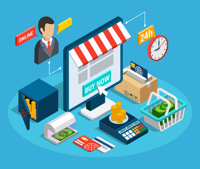 Ilustrasi e-Commerce. Foto : Freepik