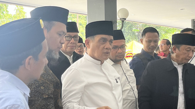 Wakil Menteri Agama Romo Muhammad Syafi'i di Asrama Haji Pondok Gede, Makasar, Jakarta Timur, Rabu (20/8/2025). Foto: Nasywa Athifah/kumparan