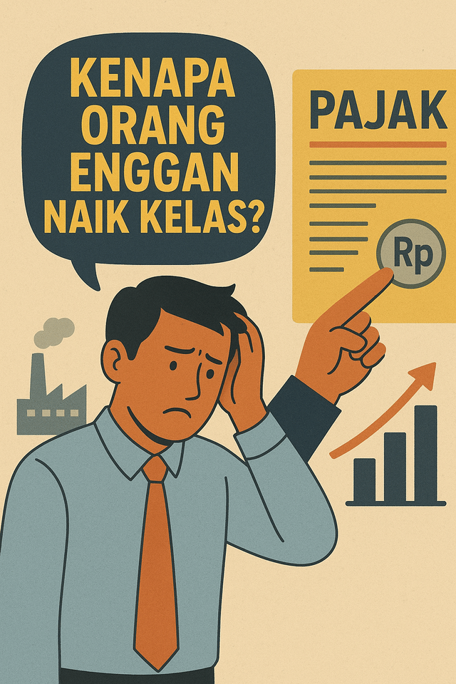 Ilustrasi kenapa orang enggan naik pajak?