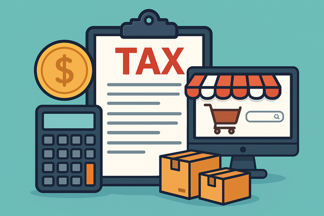 Ilustrasi Pajak E-Commerce. Foto: AI Copilot