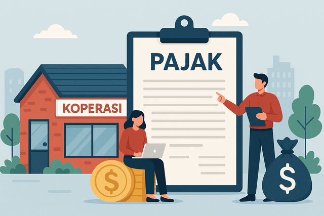 Ilustrasi Pajak Koperasi. Foto: AI Copilot