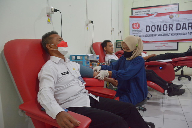 Kalapas Terbuka Kendal Turut Serta Donor Darah di PMI Kendal