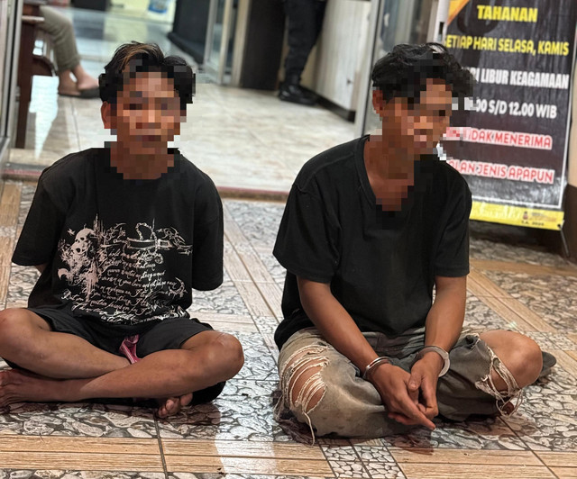 IY dan MA berhasil diamankan oleh Tim Macan Selatan. Foto: Istimewa.