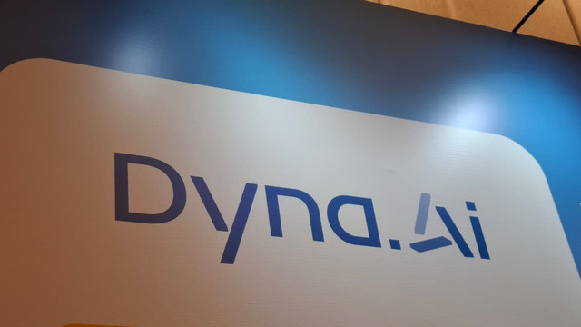 Logo Dyna.Ai, perusahaan AI-as-a-Service yang berbasis di Singapura. Foto: Muhamad Ardiyansyah/kumparan