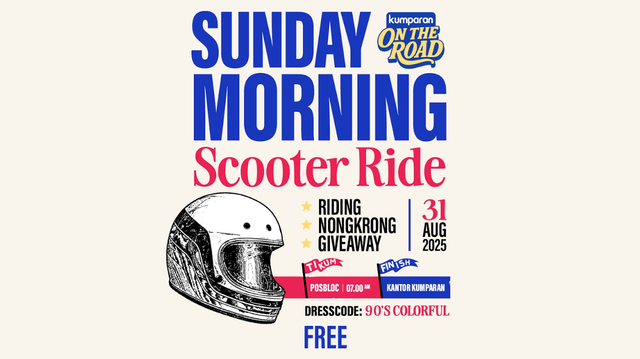 Sunday Morning Ride kumparan On The Road akan berlangsung pada Minggu (31/8/2025). Foto: kumparan