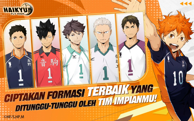 Game Haikyu!! Fly High. Foto: Google Play