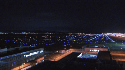 Penampakan meteor di langit Jepang pada Kamis (21/8/2025). Foto: NHK / via AFP