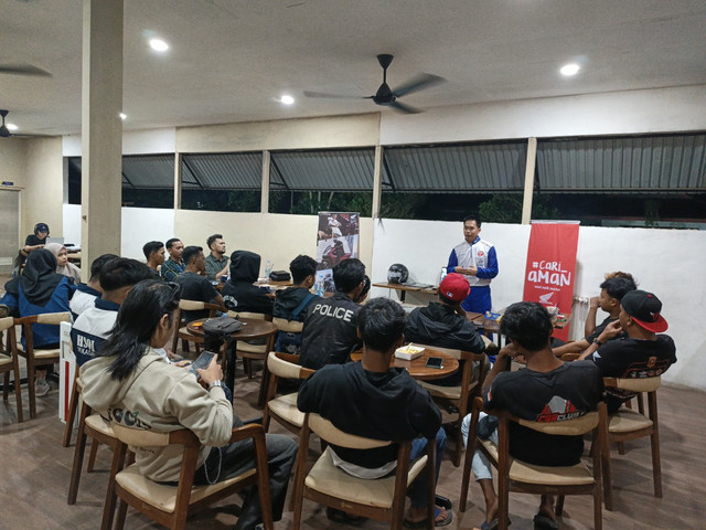Edukasi keselamatan berkendara. Foto: Dok. Astra Honda Kalbar